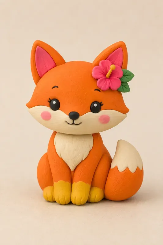 Handmade Clay Animal Figurines