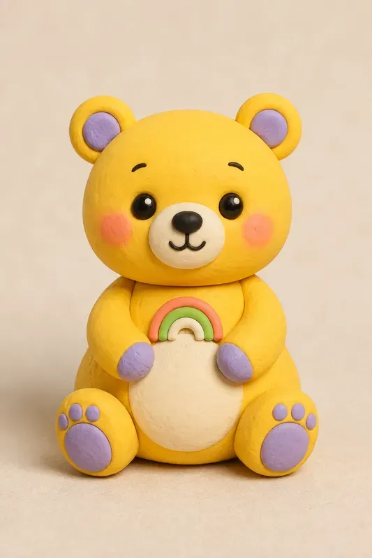 Handmade Clay Animal Figurines
