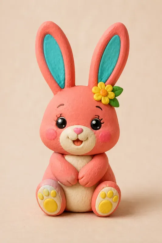 Handmade Clay Animal Figurines