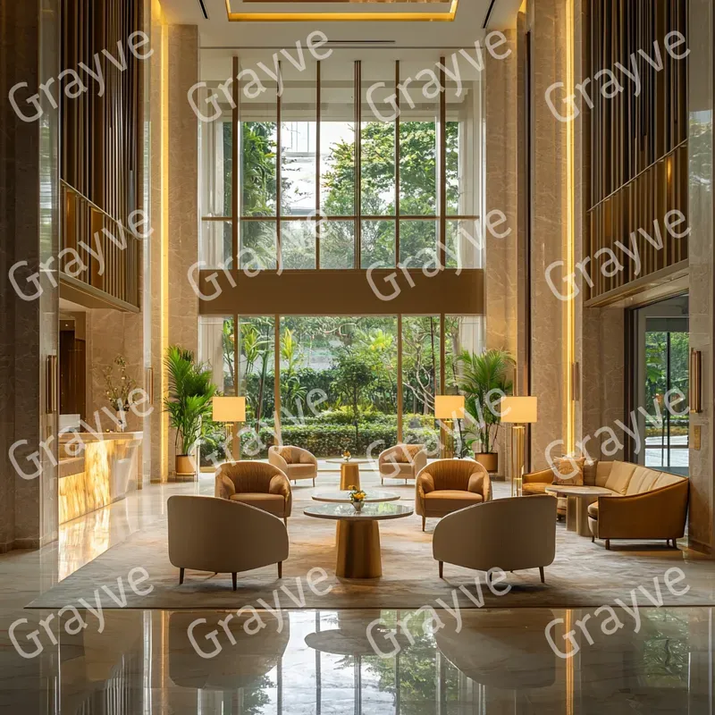 Minimalist Hotel Lobbies