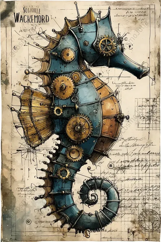 Junk Journal Steampunk Creatures