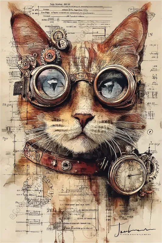 Junk Journal Steampunk Creatures