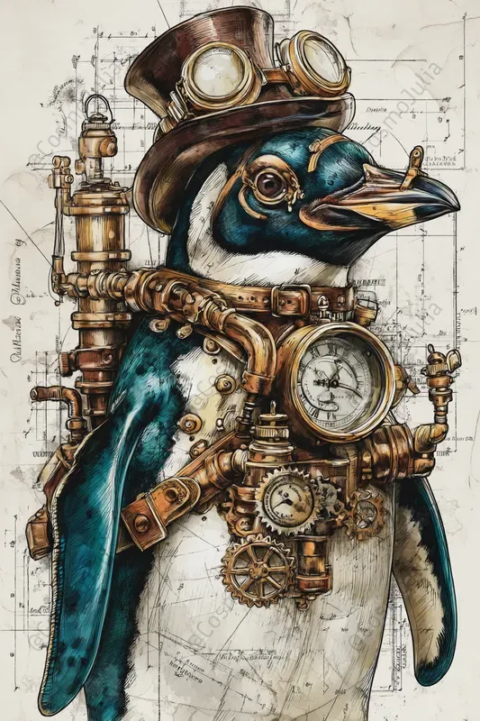 Junk Journal Steampunk Creatures
