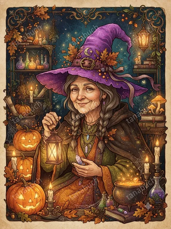 Ornate Autumn Fantasy Illustrations