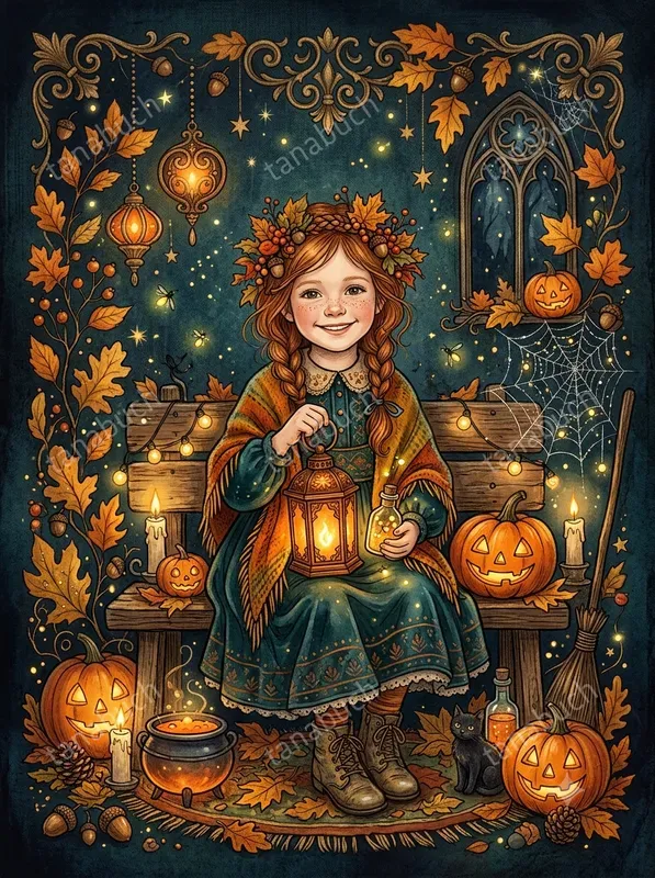 Ornate Autumn Fantasy Illustrations