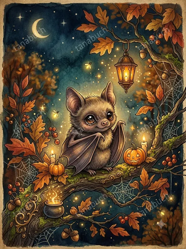 Ornate Autumn Fantasy Illustrations