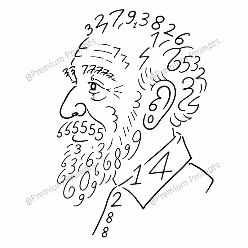 Creative Hidden Numbers Doodle Drawings