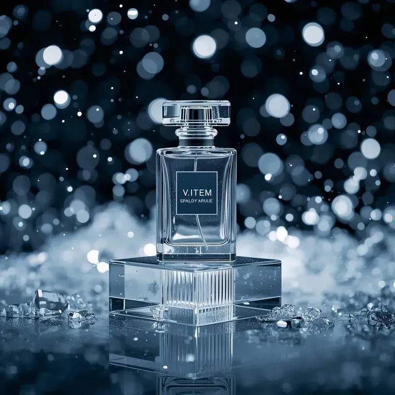 Luxury Black Gold Perfume Photography