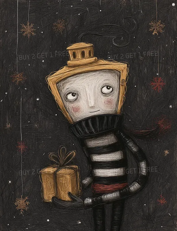 Pale Christmas Junk Journal Pages