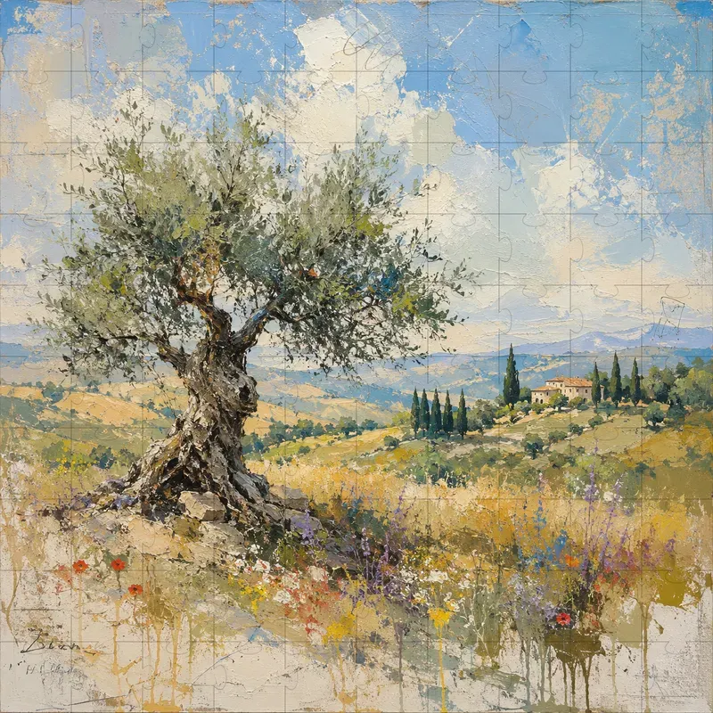 Oil Impressionist Loose Bright Joy
