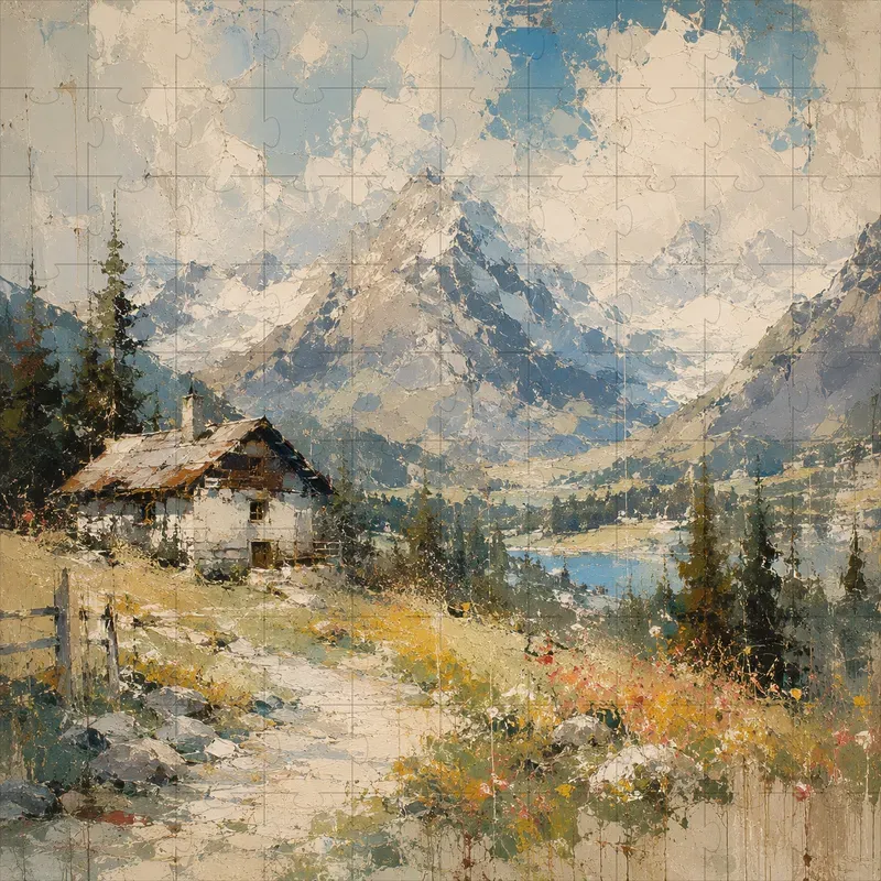 Oil Impressionist Loose Bright Joy