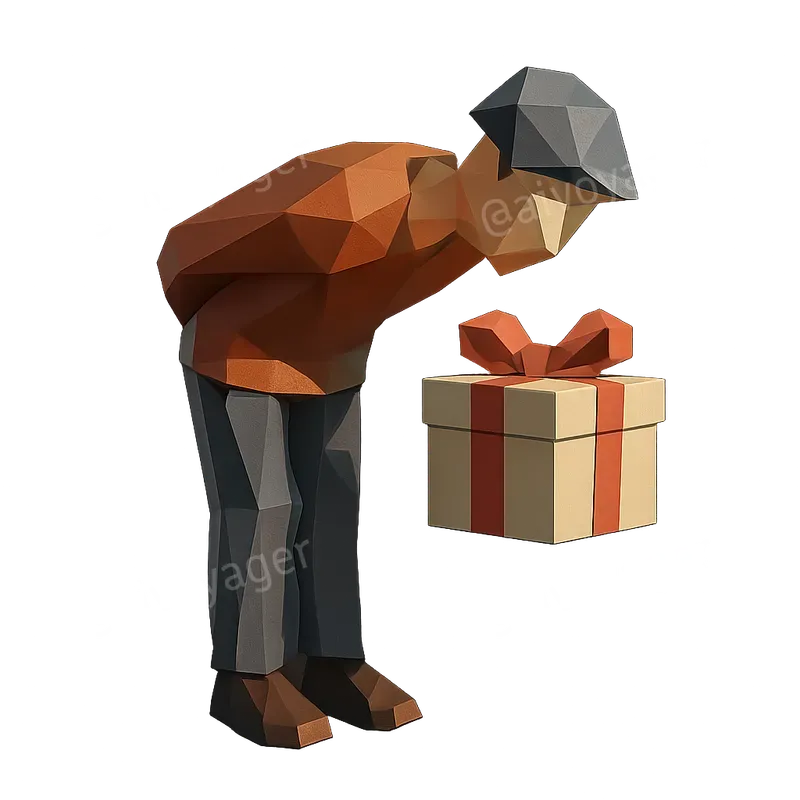 Lowpoly Birthday Party Characters