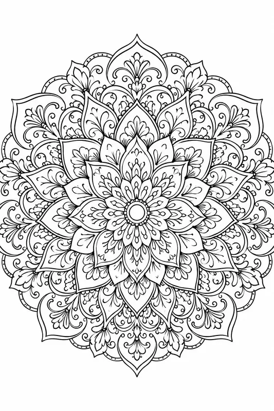 Coloring Book Page Generator