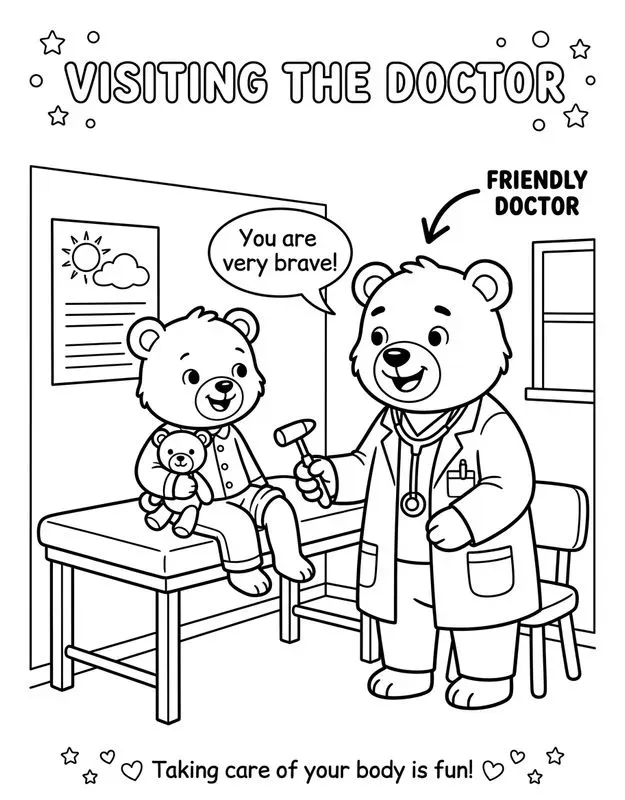 Kids Health Coloring Books