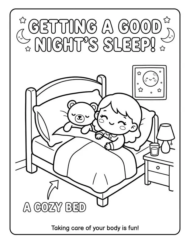 Kids Health Coloring Books