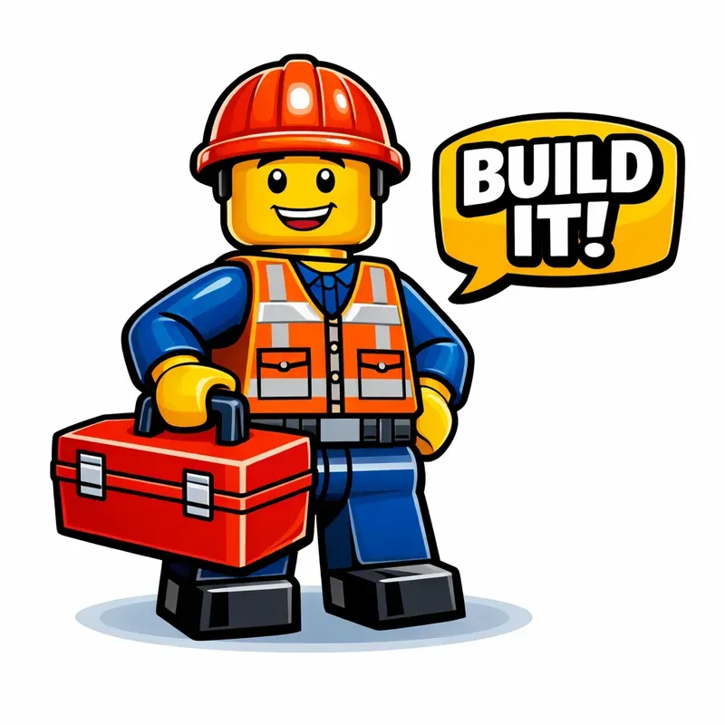 Brick Minifigure Mascot Generator