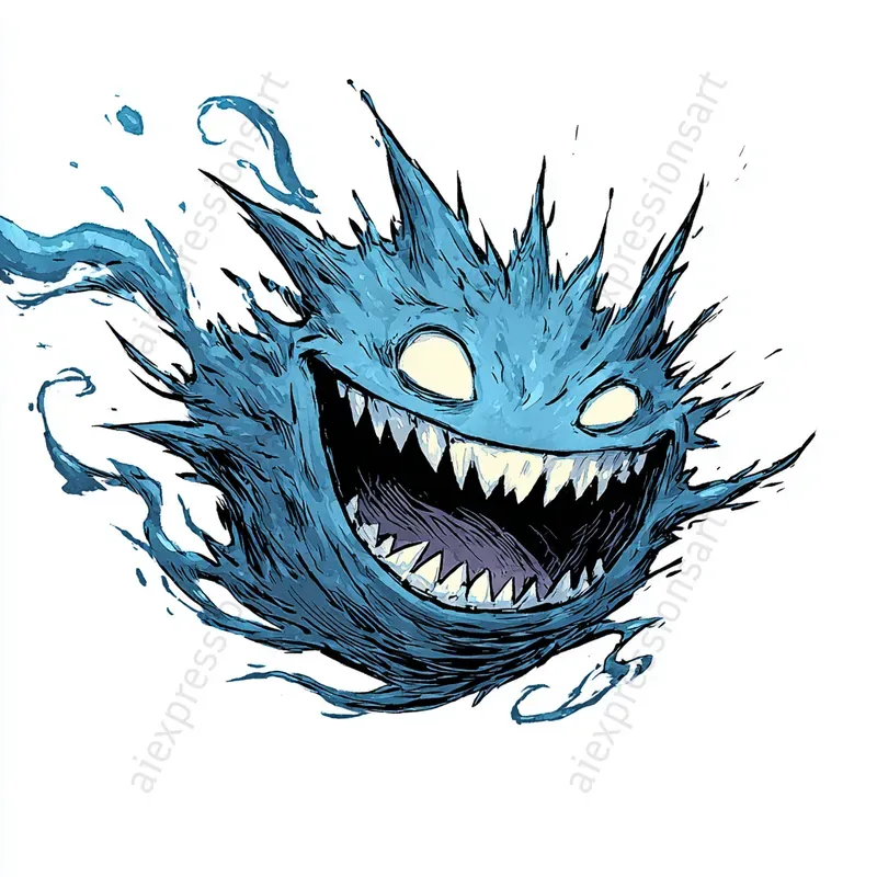 Anthropomorphic Cartoon Creature Stickers