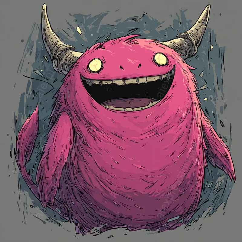 Anthropomorphic Cartoon Creature Stickers