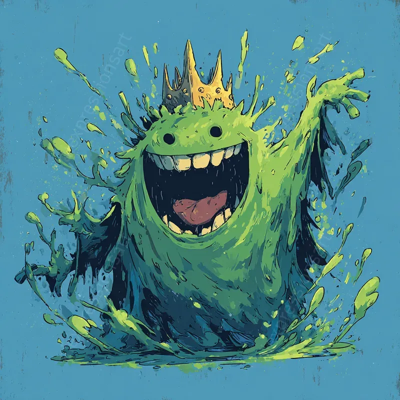 Anthropomorphic Cartoon Creature Stickers