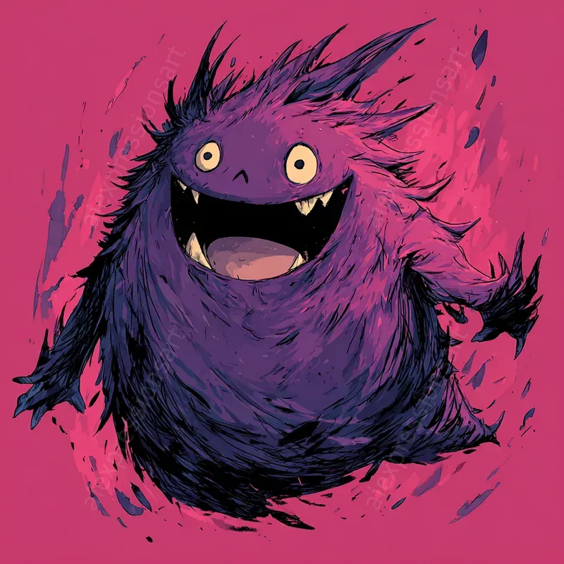 Anthropomorphic Cartoon Creature Stickers