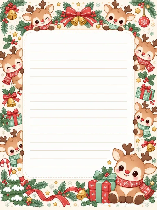 Christmas Kawaii Memo Pad Creator