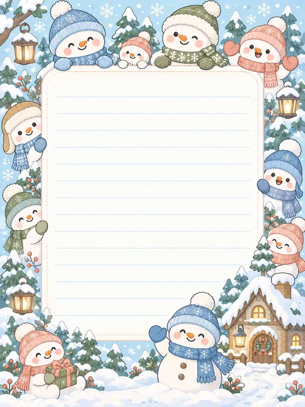 Christmas Kawaii Memo Pad Creator