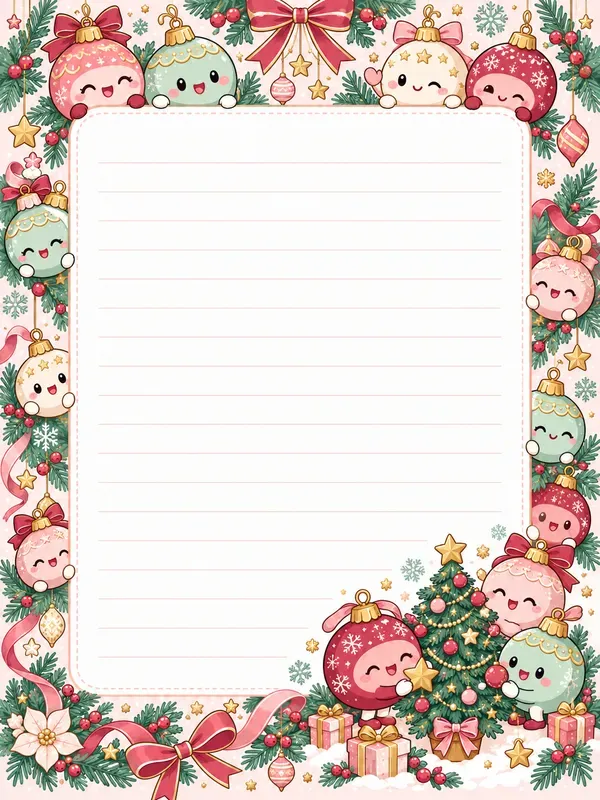 Christmas Kawaii Memo Pad Creator