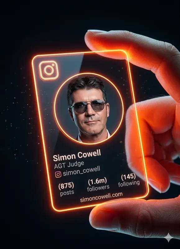 Futuristic Instagram Cards