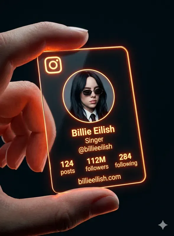 Futuristic Instagram Cards