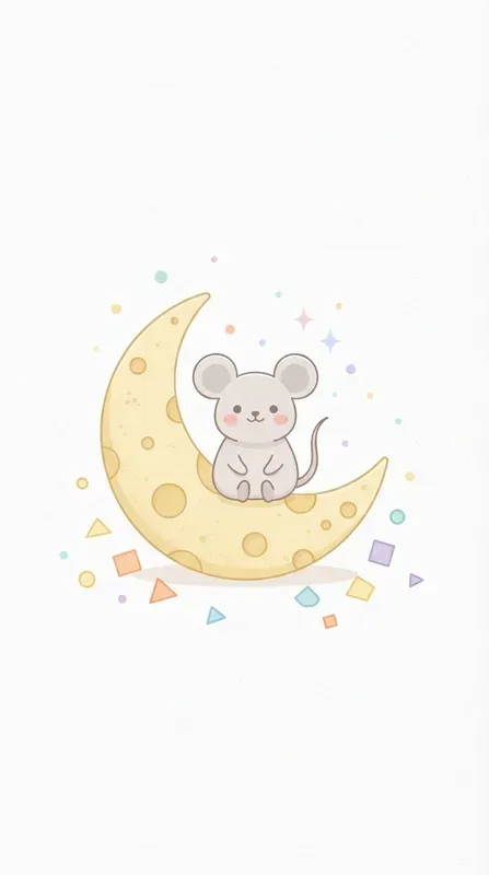 Minimal Whimsical Crescent Animals