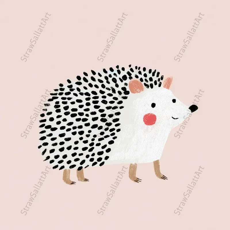 Cute Minimalist Line Art Characters