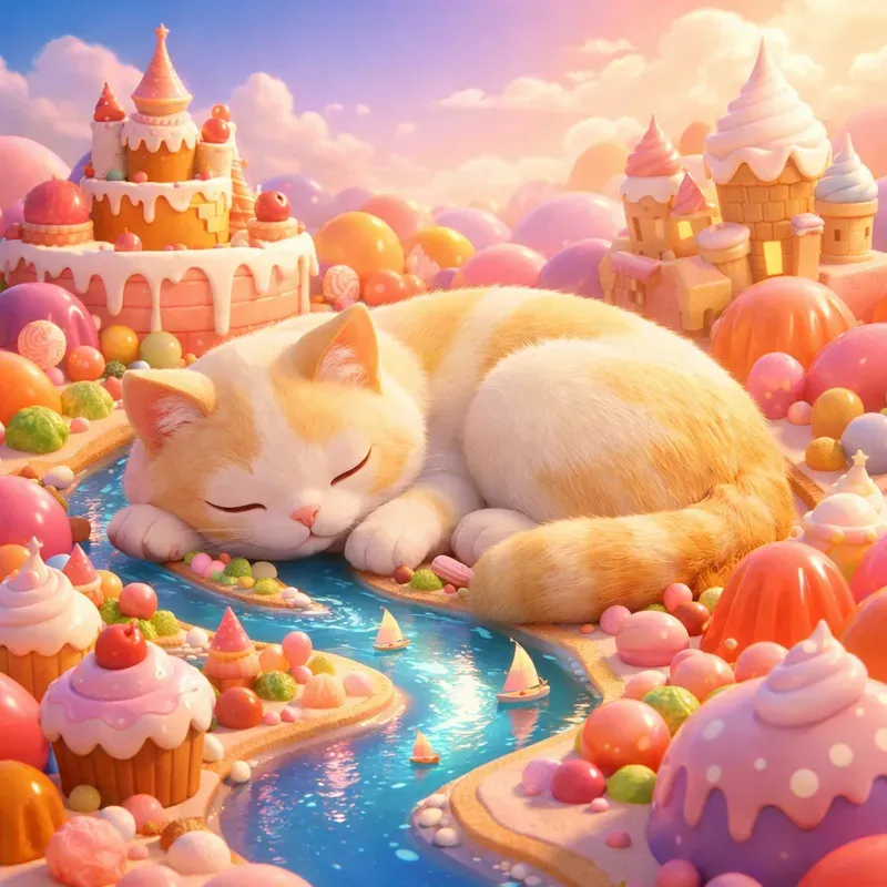 Surreal Candy World Generator