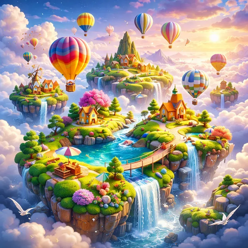 Surreal Candy World Generator