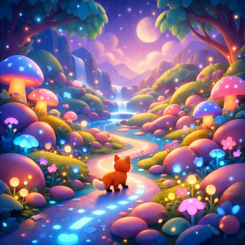 Surreal Candy World Generator