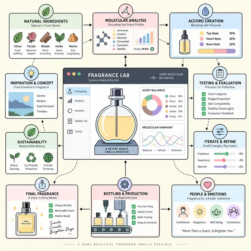 Business Workflow Infographic Art