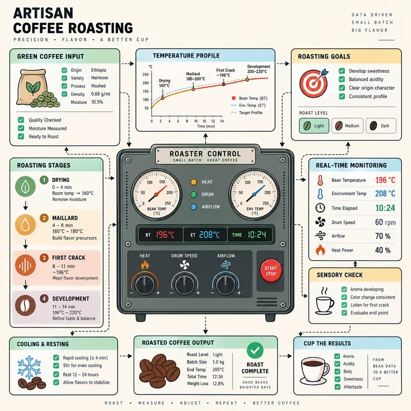Business Workflow Infographic Art