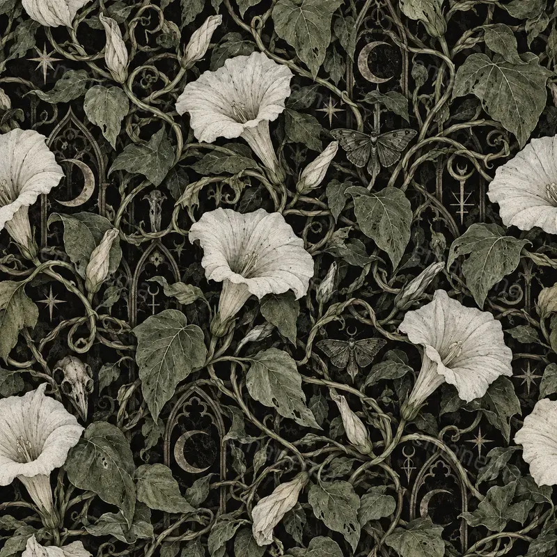 Victorian Gothic Seamless Patterns