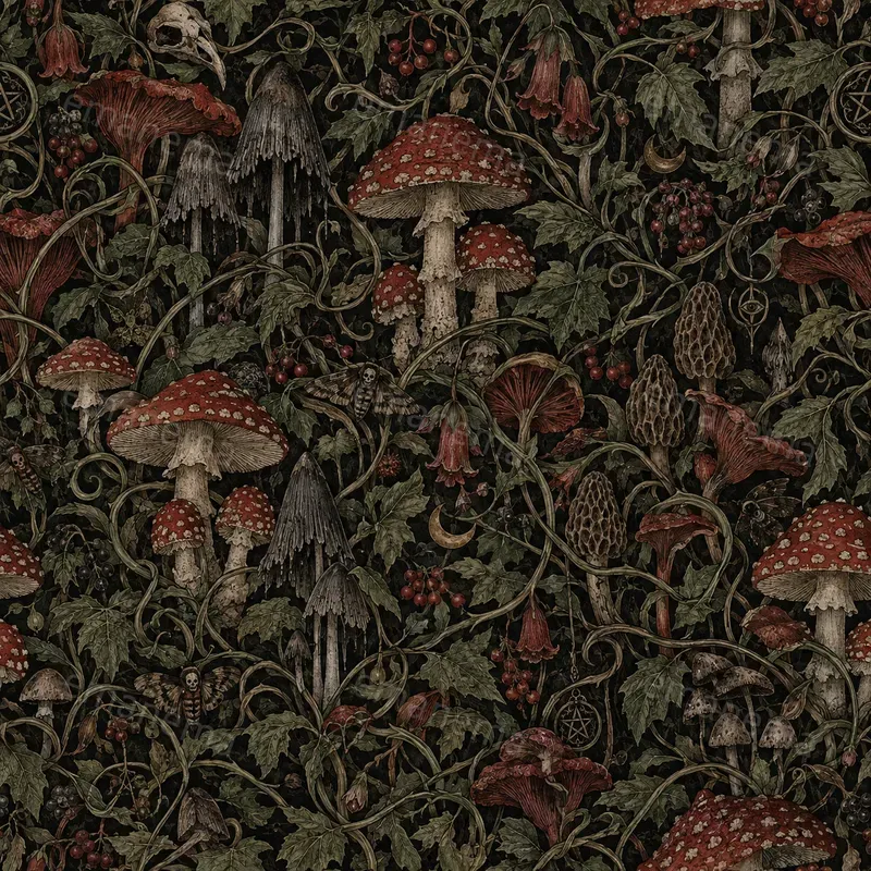 Victorian Gothic Seamless Patterns