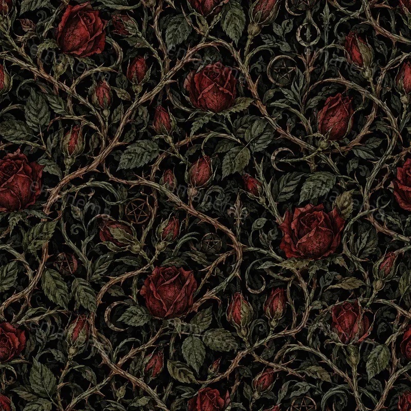 Victorian Gothic Seamless Patterns