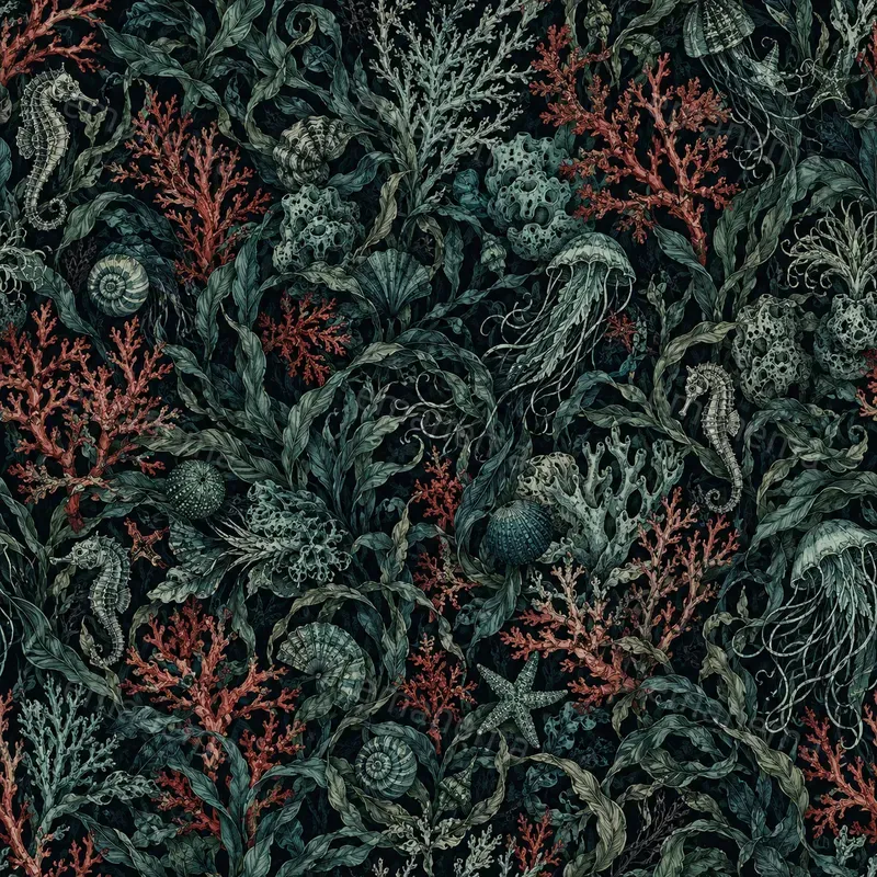 Victorian Gothic Seamless Patterns