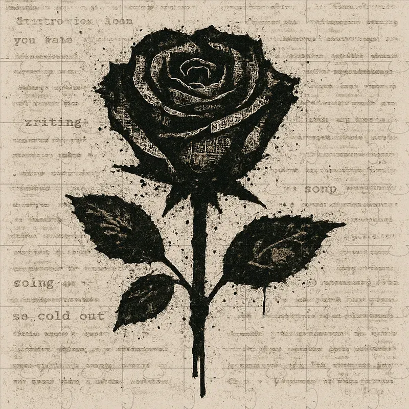 Striking Text Fragments Art