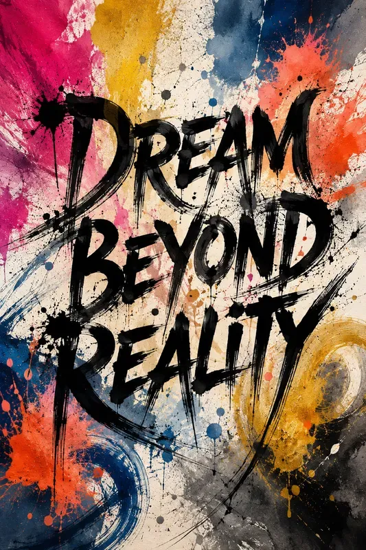Expressive Abstract Typography Posters