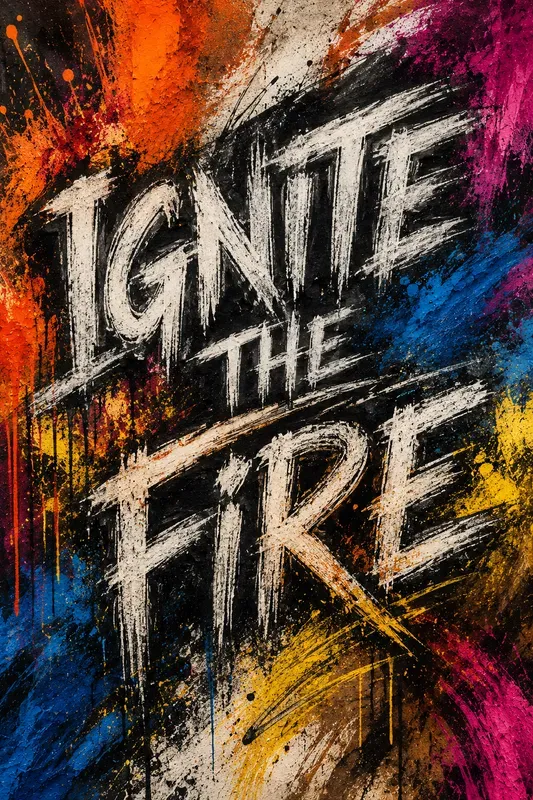 Expressive Abstract Typography Posters