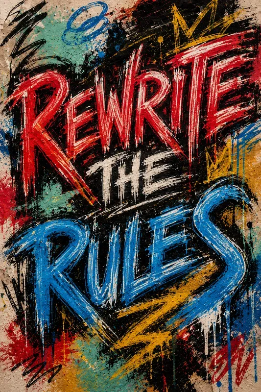 Expressive Abstract Typography Posters
