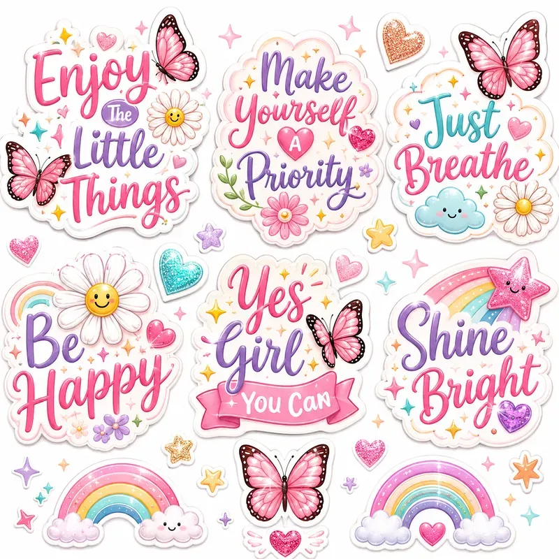 Cute Pastel Stickers