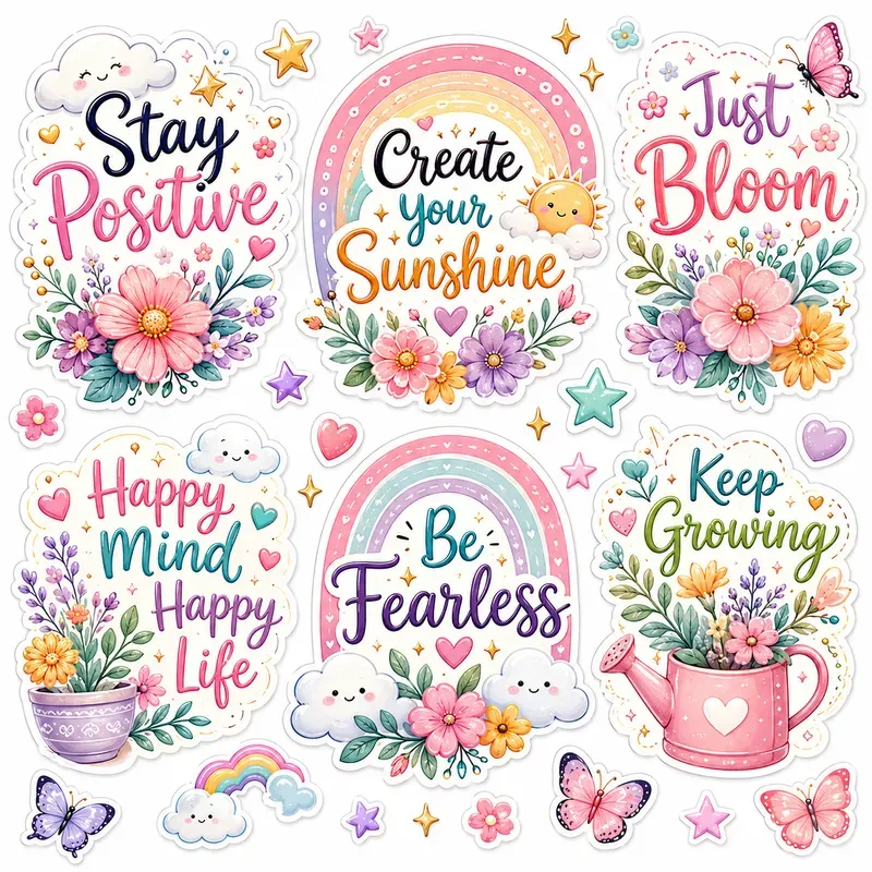 Cute Pastel Stickers