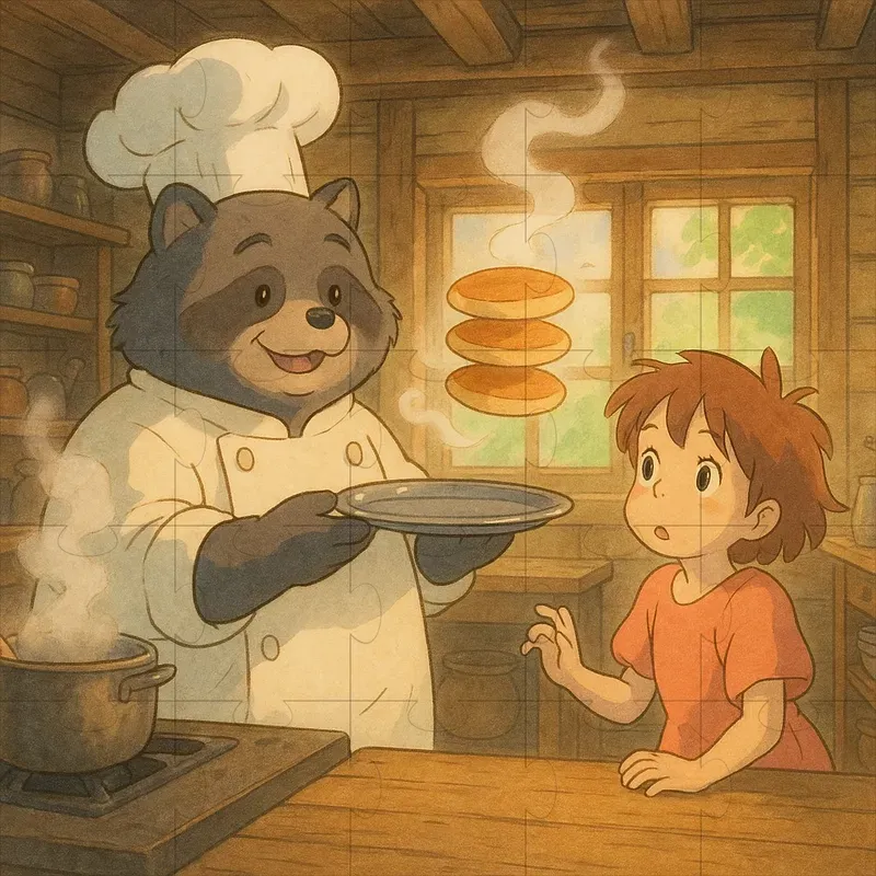 Ghibli Fantasy Character Illustrations