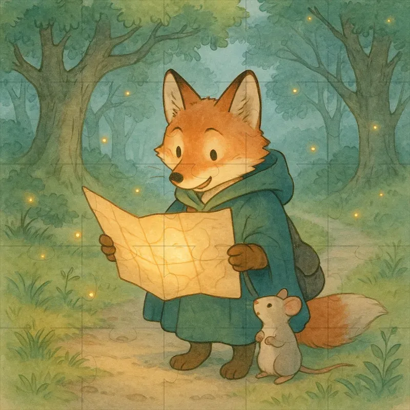 Ghibli Fantasy Character Illustrations