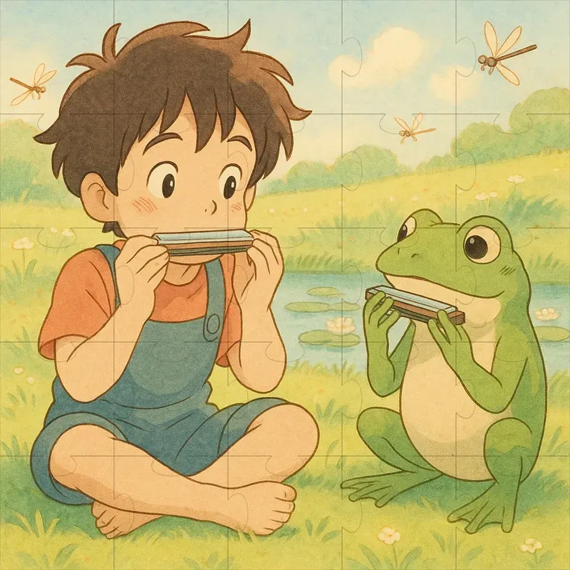 Ghibli Fantasy Character Illustrations