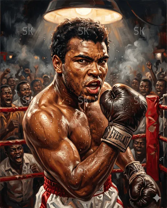 Cinematic Caricature Portrait Paintings